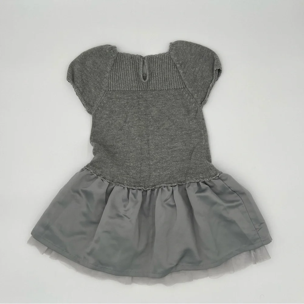 Baby Gap Gray Sweater Dress Girls Size 3T